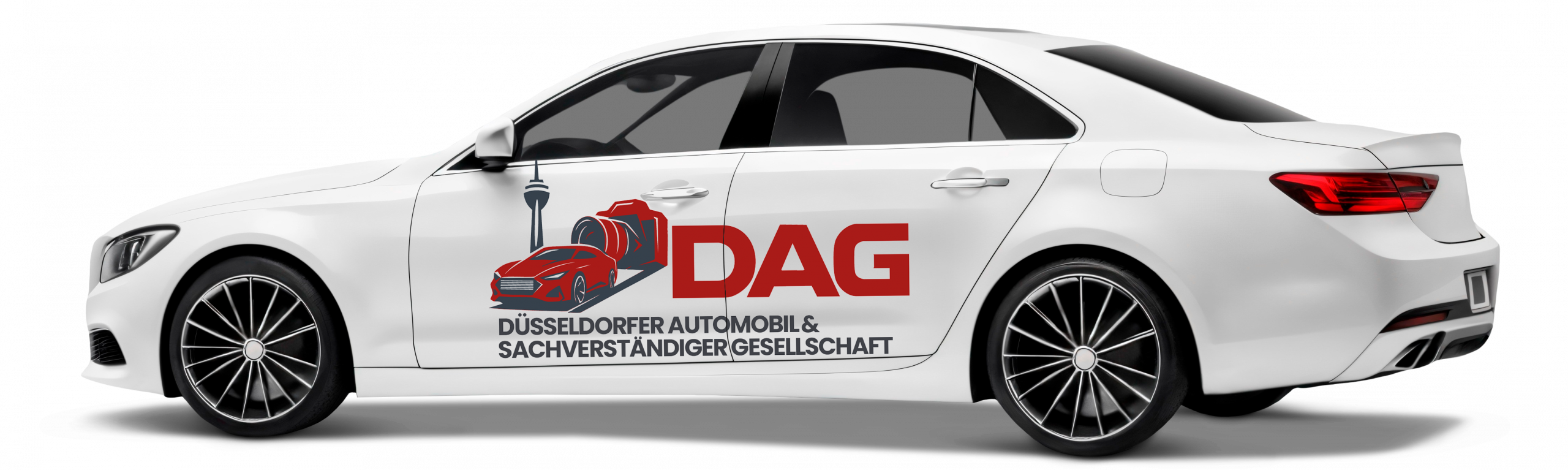 Einsatzfahrzeug der Düsseldorfer Automobil & Sachverständigen Gesellschaft